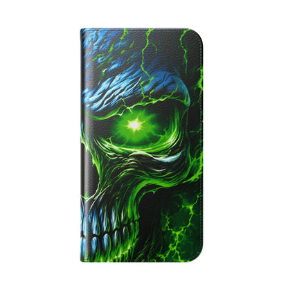NecroVolt™ Flip Wallet Case for iPhone