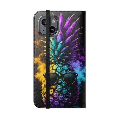Smokin' Pineapple™ Flip Wallet Case for iPhone