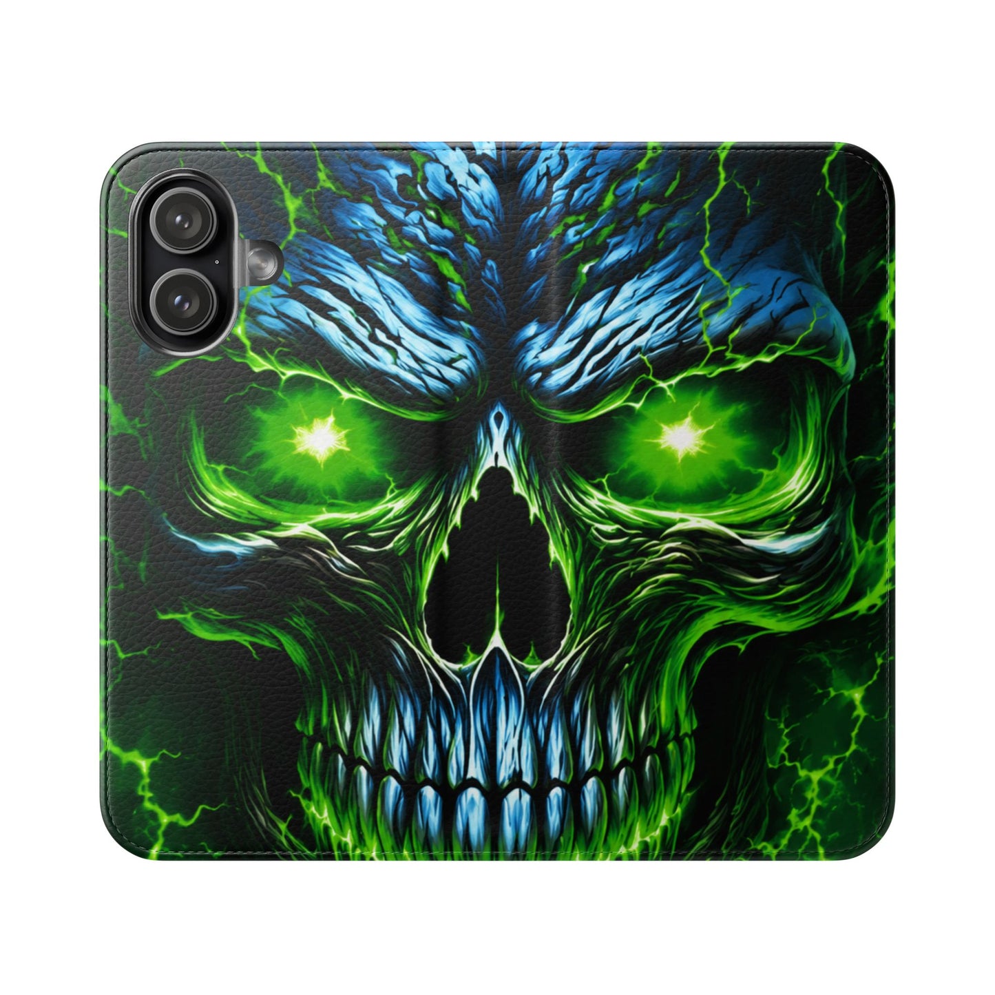 NecroVolt™ Flip Wallet Case for iPhone