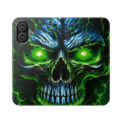 NecroVolt™ Flip Wallet Case for iPhone