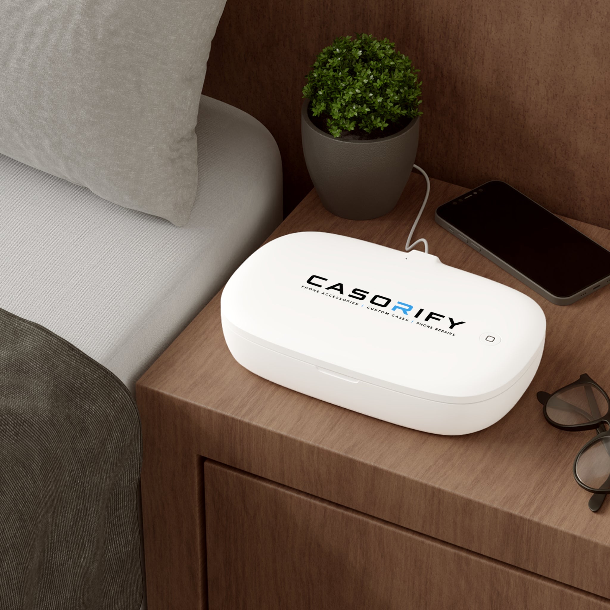 Casorify® UV Phone Sanitizer & 5W Wireless Charging Pad