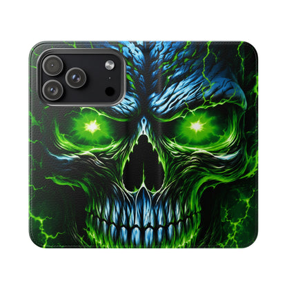 NecroVolt™ Flip Wallet Case for iPhone