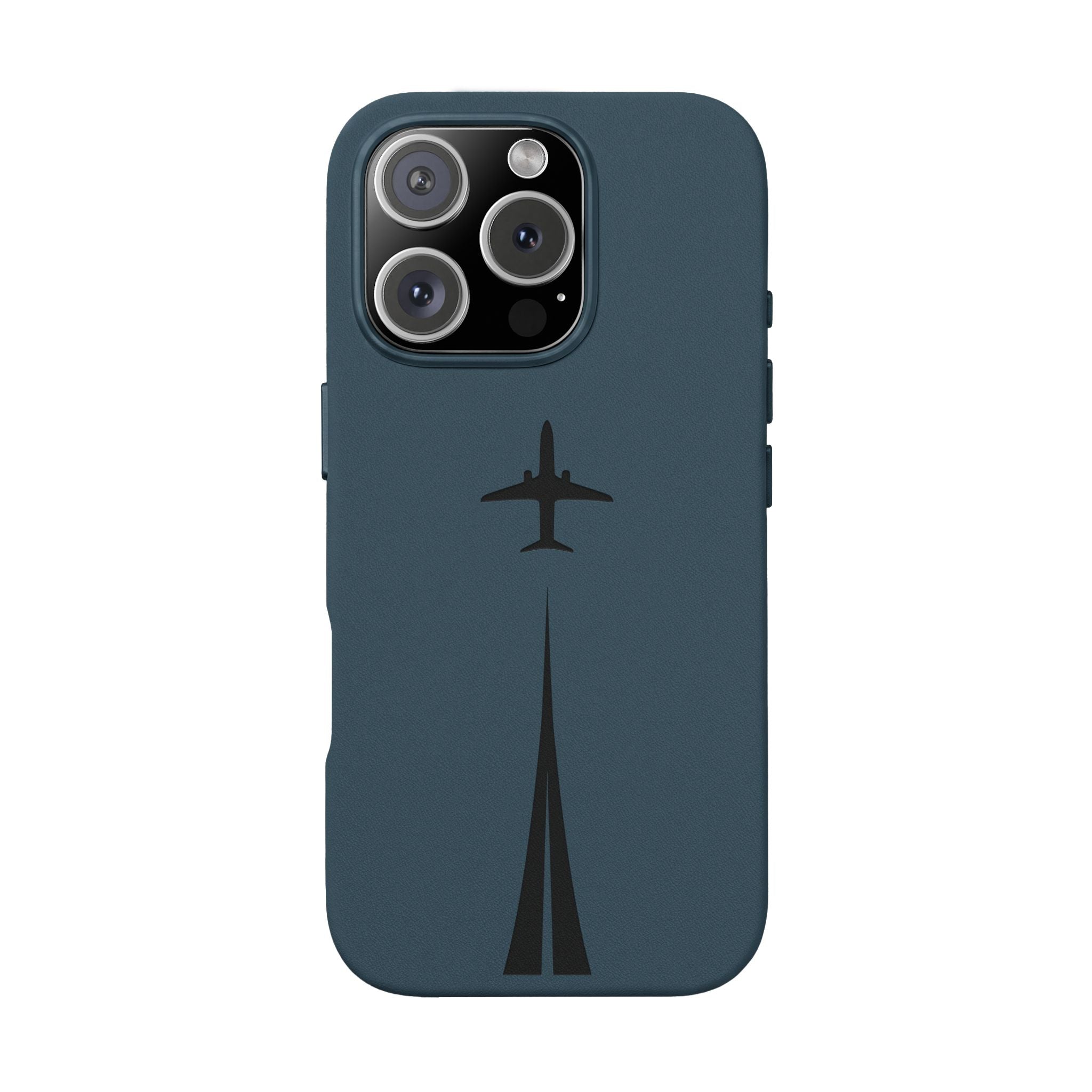 Take Off™ Engraved PU Leather Case for iPhone