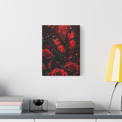 Crimson Metamorphosis™ Matte Stretched Canvas Wall Art (1.25")