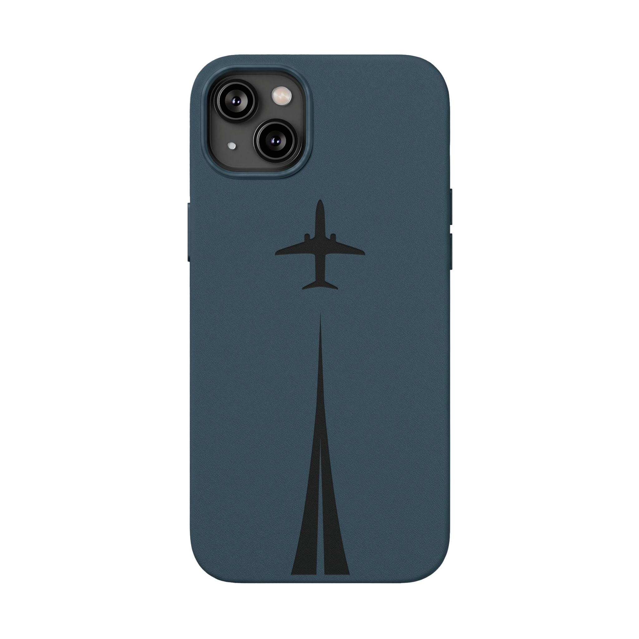 Take Off™ Engraved PU Leather Case for iPhone