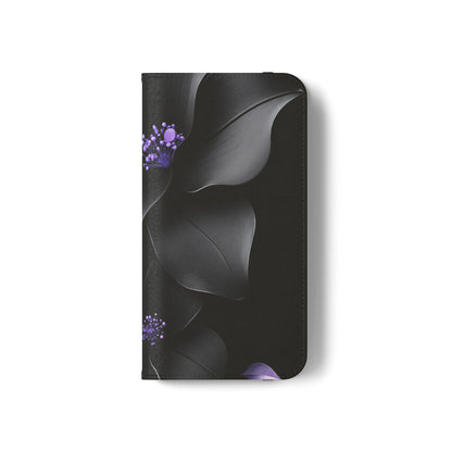 Midnight Lavender™ Flip Case for iPhone | Premium Vegan Leather Wallet Case