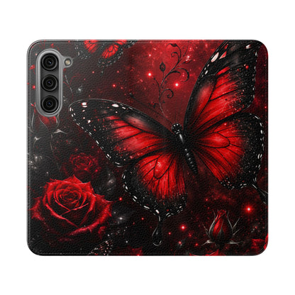 Étui portefeuille à rabat Crimson Metamorphosis™ pour Samsung Galaxy