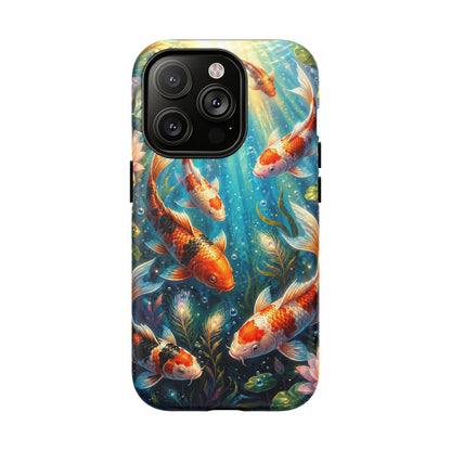 Koi Serenity™ Tough Magnetic Case for iPhone (MagSafe Compatible)