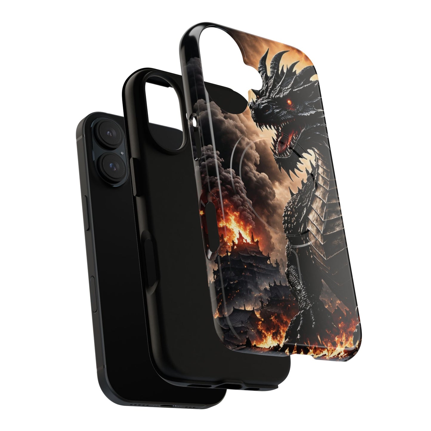 Ashen Dominion™ Tough Magnetic Case for iPhone | MagSafe® Compatible