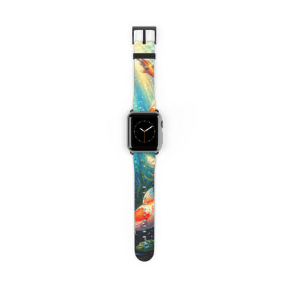 Koi Serenity™ Premium Faux Leather Apple Watch Band