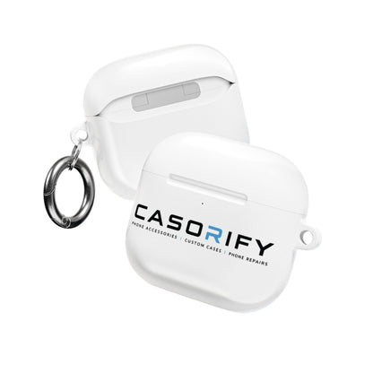 Coque de protection Casorify® Premium pour AirPods avec mousqueton