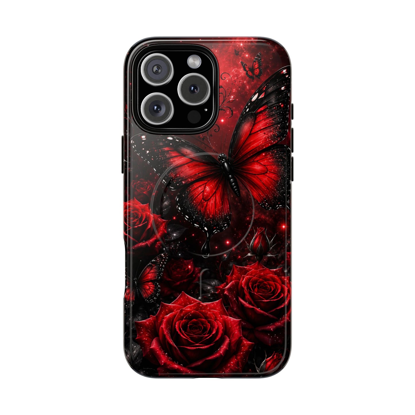 Étui robuste magnétique Crimson Metamorphosis™ pour la série iPhone 13-17