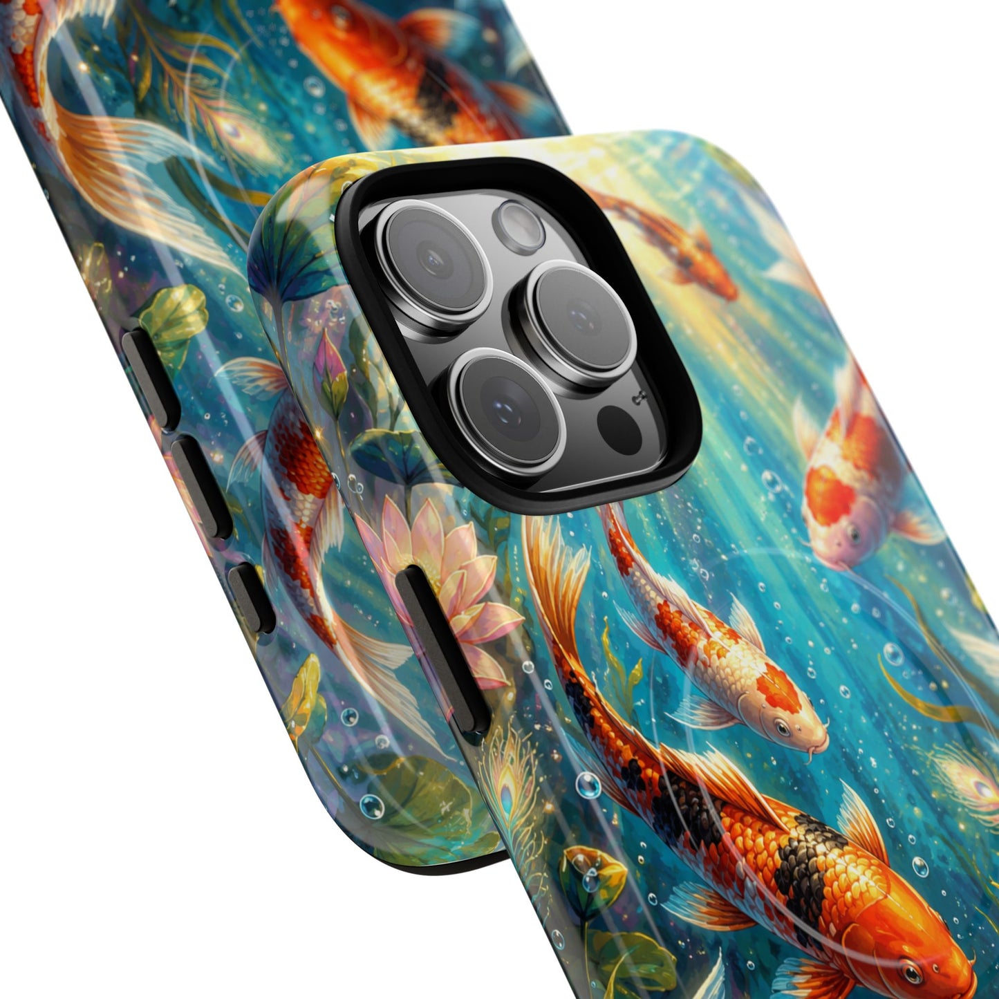 Koi Serenity™ Tough Magnetic Case for iPhone (MagSafe Compatible)