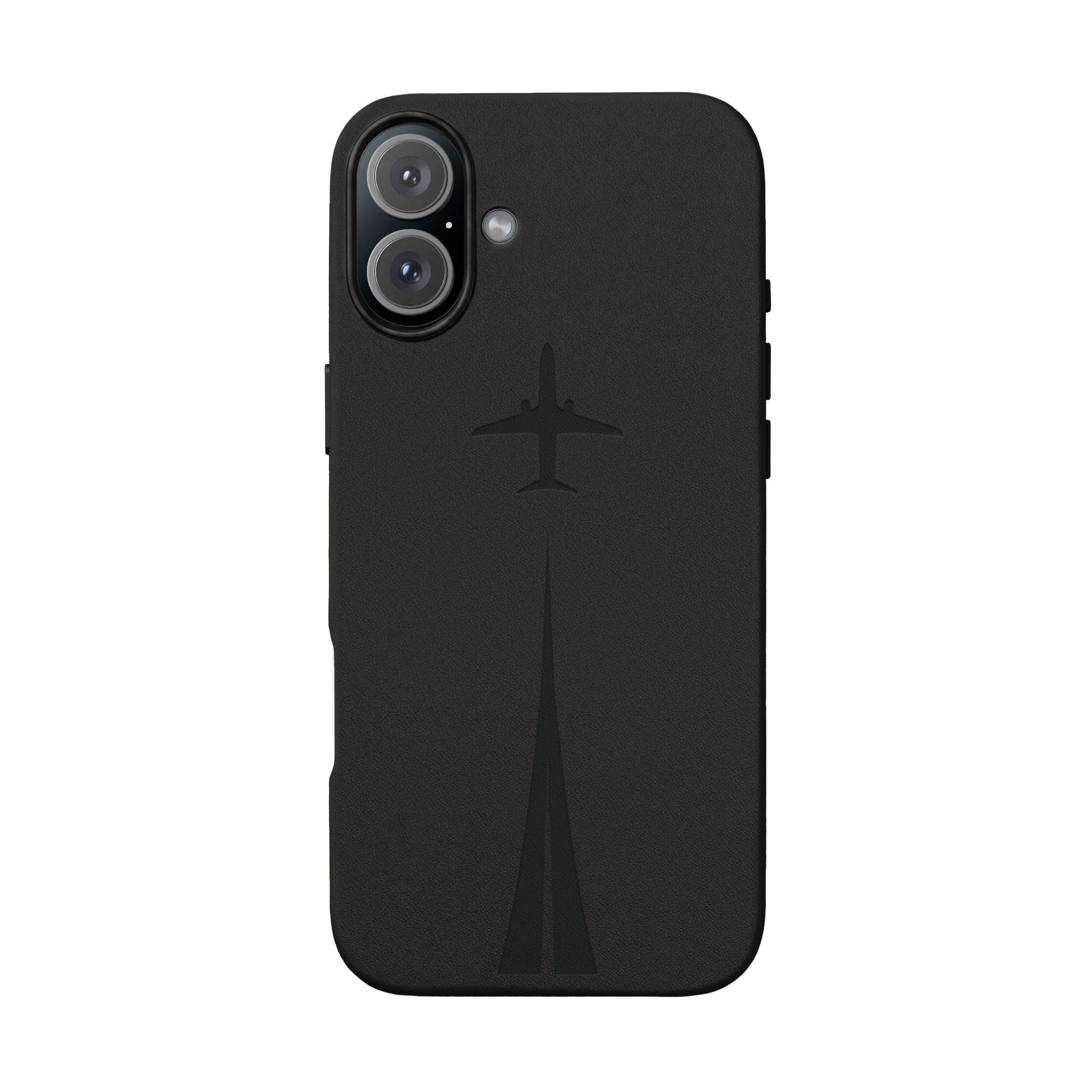 Take Off™ Engraved PU Leather Case for iPhone
