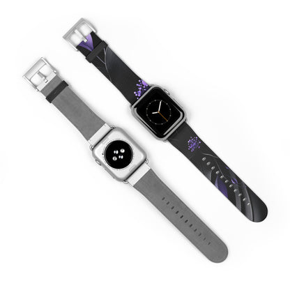 Midnight Lavender™ Apple Watch Band | Premium Faux Leather Strap