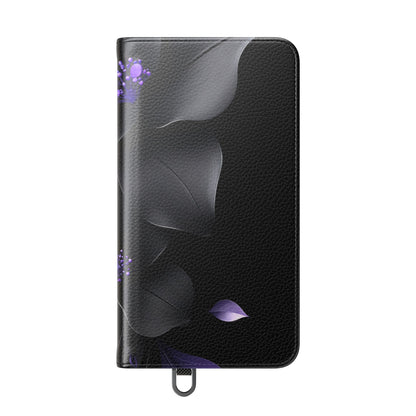 Midnight Lavender™ Flip Case for Samsung Galaxy | Premium Vegan Leather Wallet Case