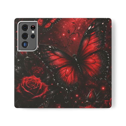 Étui portefeuille à rabat Crimson Metamorphosis™ pour Samsung Galaxy