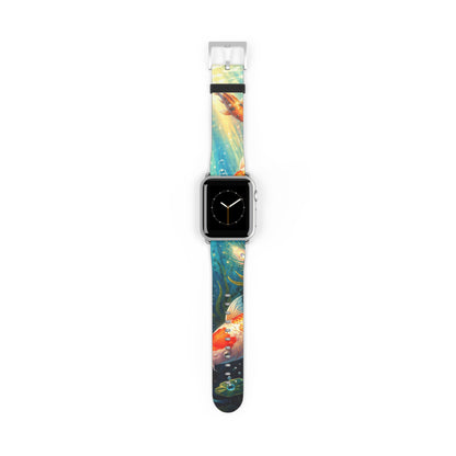 Koi Serenity™ Premium Faux Leather Apple Watch Band