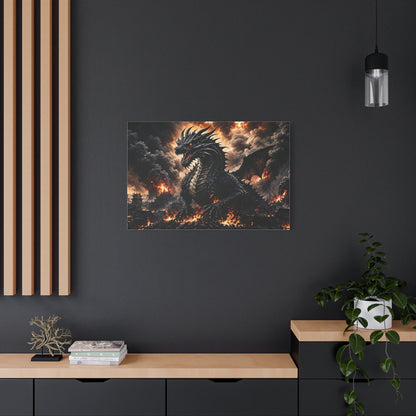 Ashen Dominion™ Matte Stretched Canvas Wall Art (1.25")