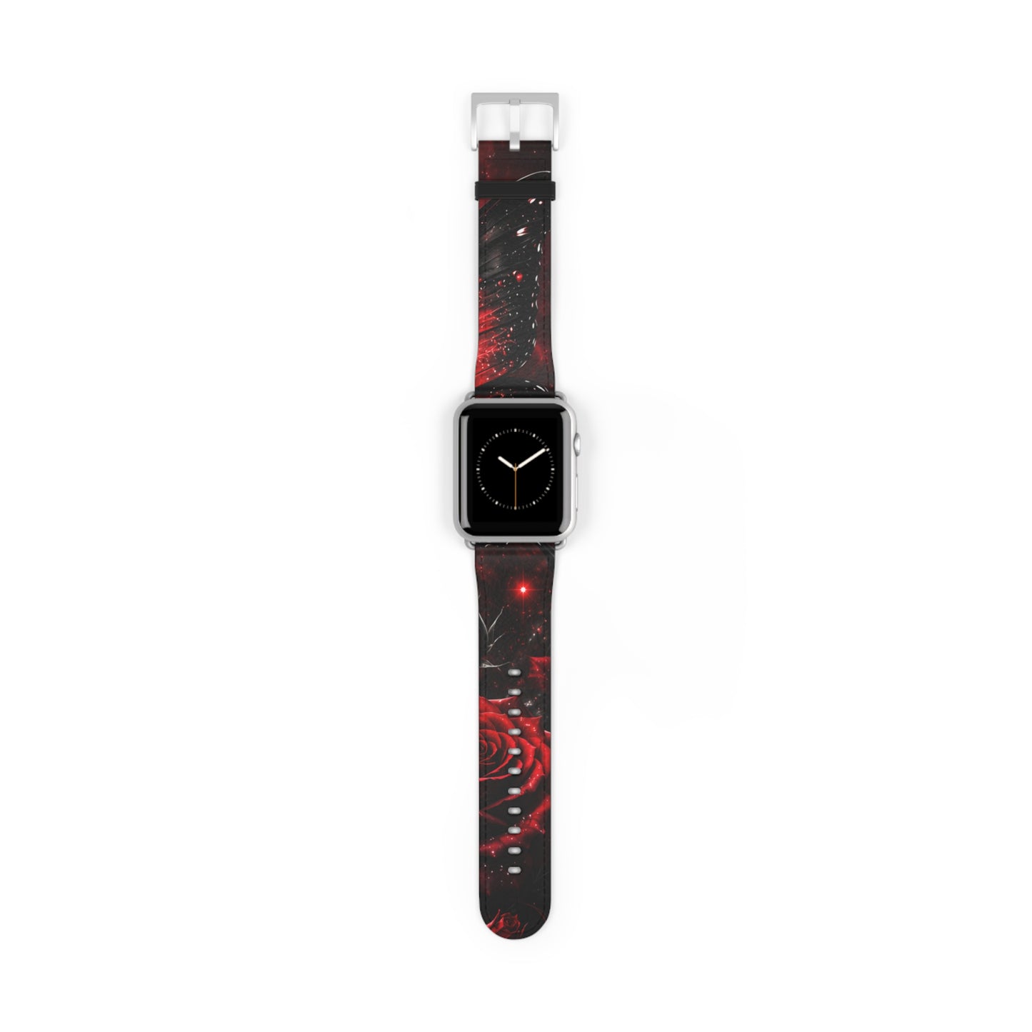 Crimson Metamorphosis™ Apple Watch Band | Premium Faux Leather Strap