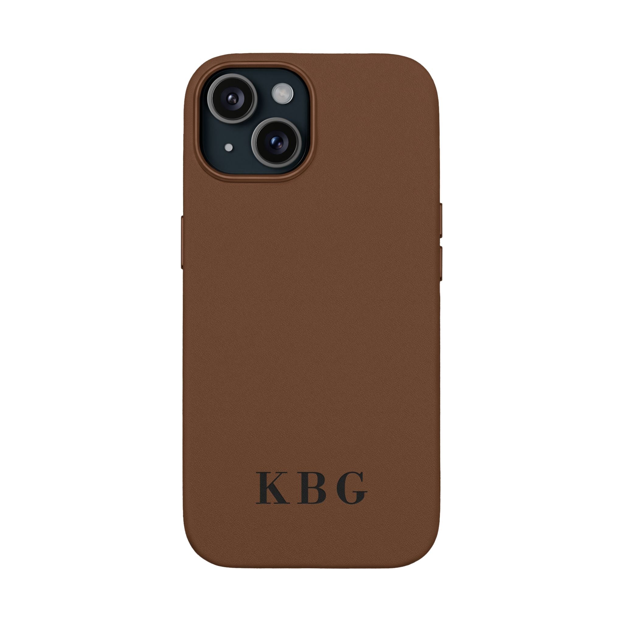 Custom Engraved PU Leather Phone Case | Personalized Monogram