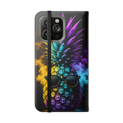 Smokin' Pineapple™ Flip Wallet Case for iPhone