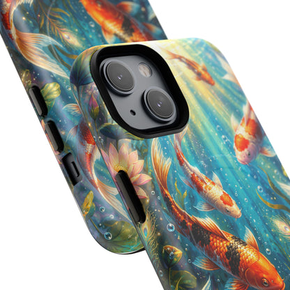 Koi Serenity™ Tough Magnetic Case for iPhone (MagSafe Compatible)