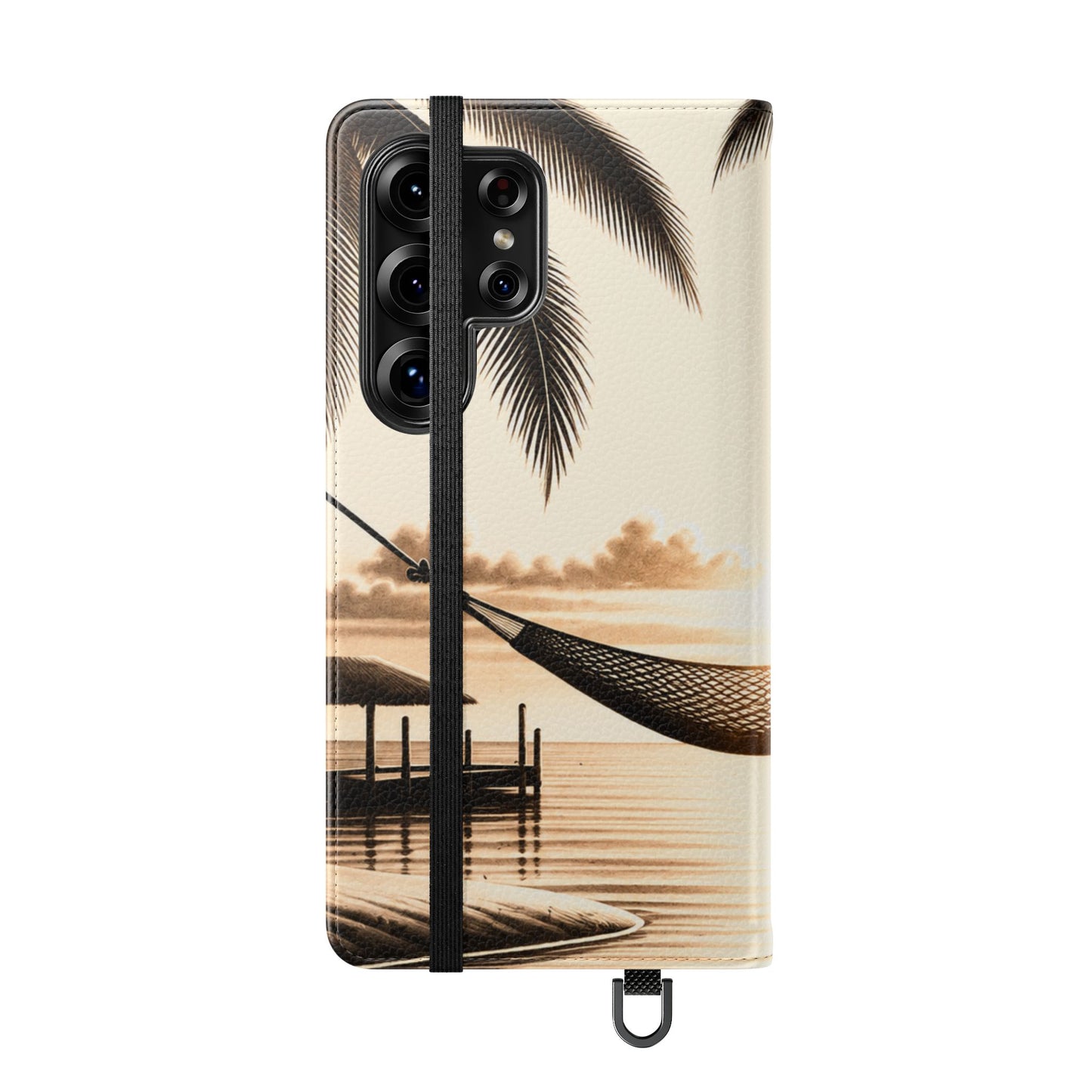 Island Serenity™ Faux Leather Flip Wallet Case for Samsung Galaxy