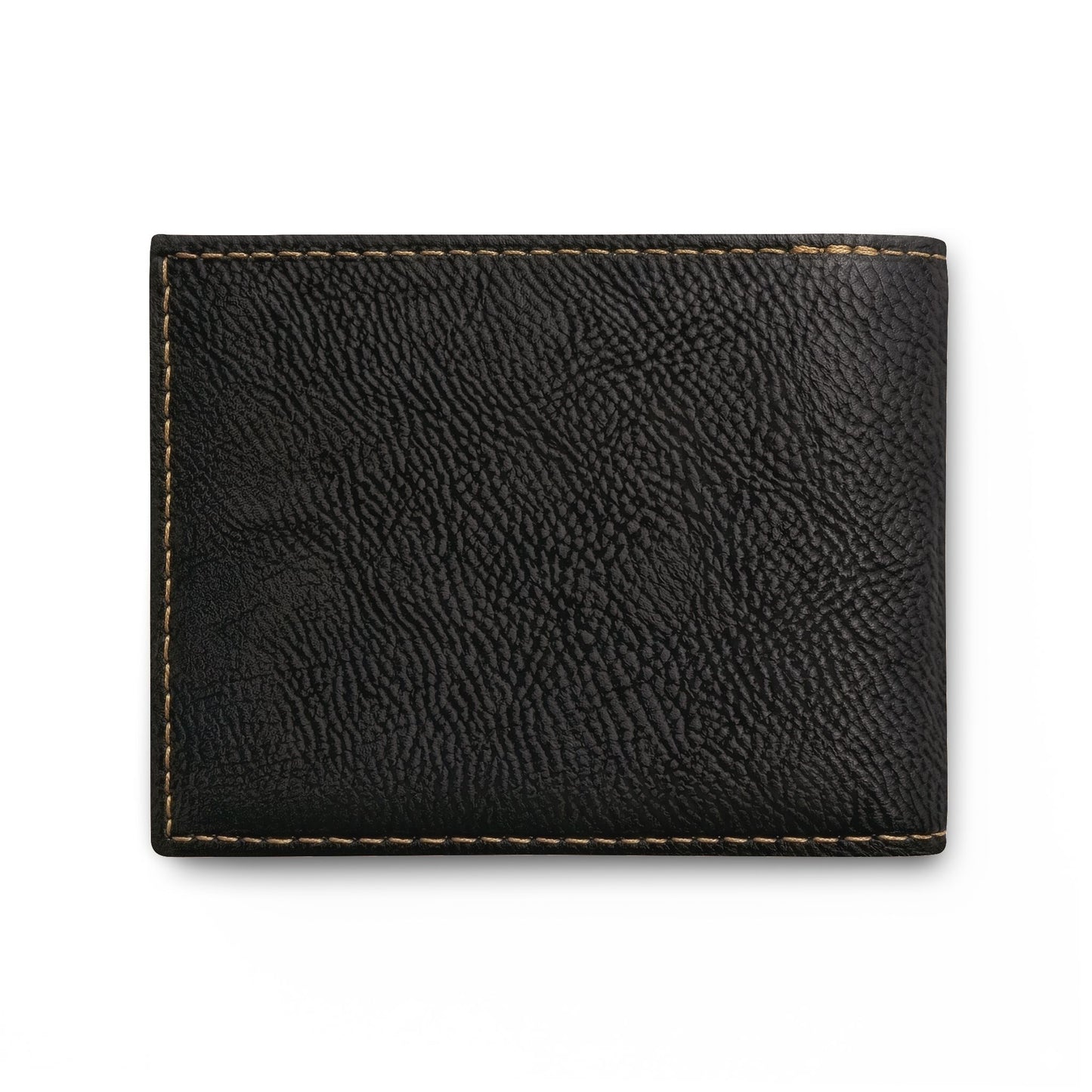 Personalized Monogram RFID Bi-Fold Wallet with Flip-Up ID Holder | Custom Engraved Initials Wallet