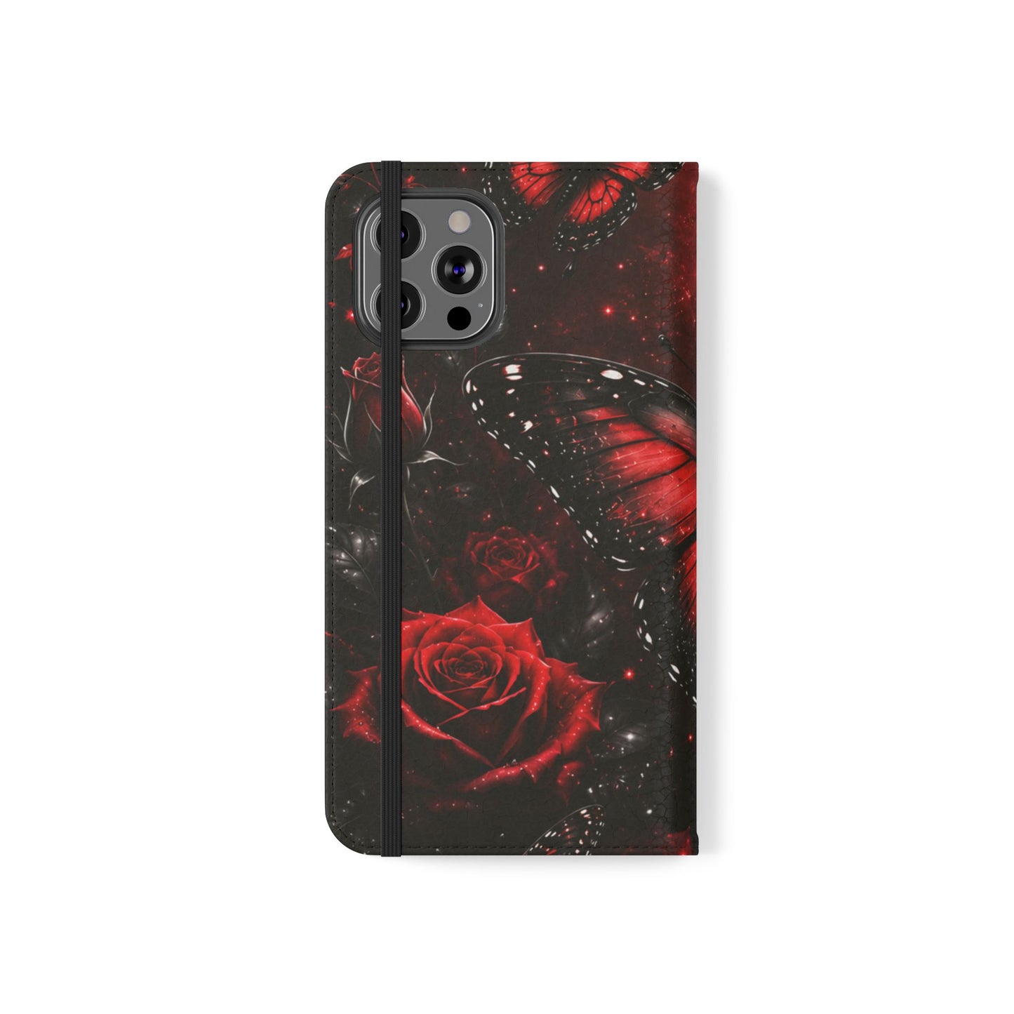 Étui portefeuille à rabat Crimson Metamorphosis™ pour iPhone