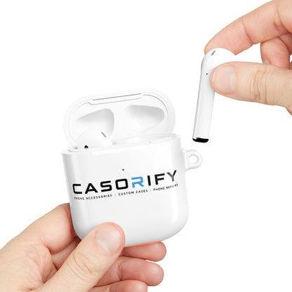 Coque de protection Casorify® Premium pour AirPods avec mousqueton