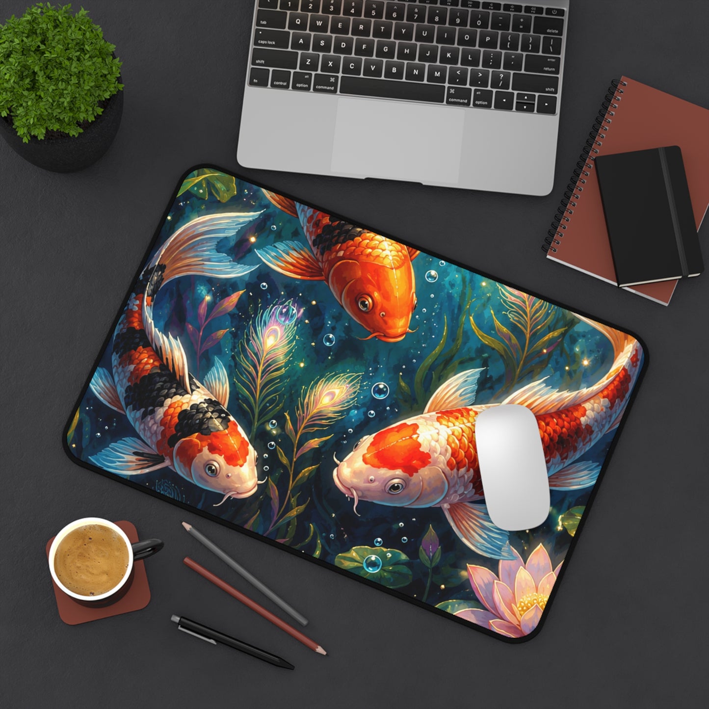 Koi Serenity™ Premium Neoprene Desk Mat