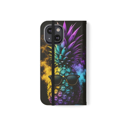 Smokin' Pineapple™ Flip Wallet Case for iPhone