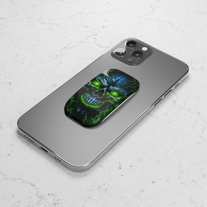NecroVolt™ Phone Click-On Grip | Skull Phone Grip & Kickstand