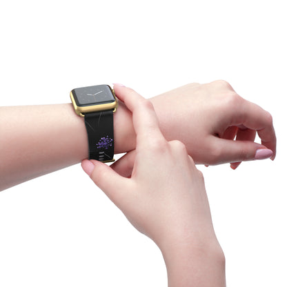 Midnight Lavender™ Apple Watch Band | Premium Faux Leather Strap