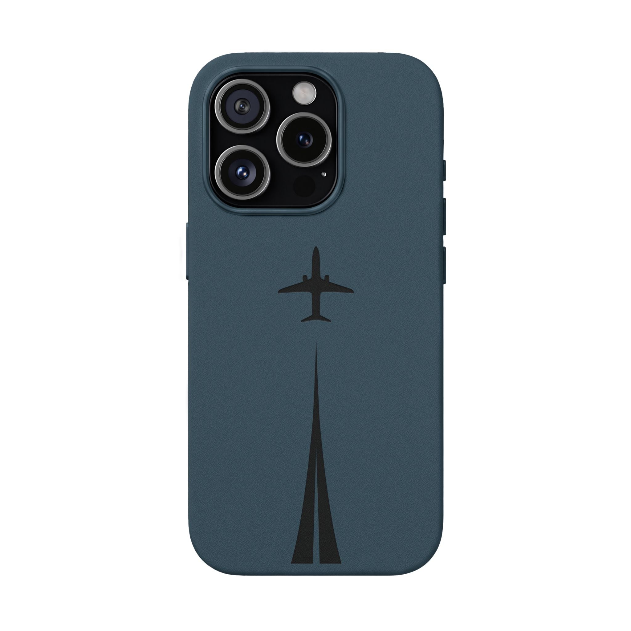 Take Off™ Engraved PU Leather Case for iPhone