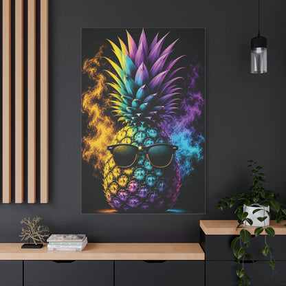 Smokin' Pineapple™ Matte Stretched Canvas Wall Art (1.25")