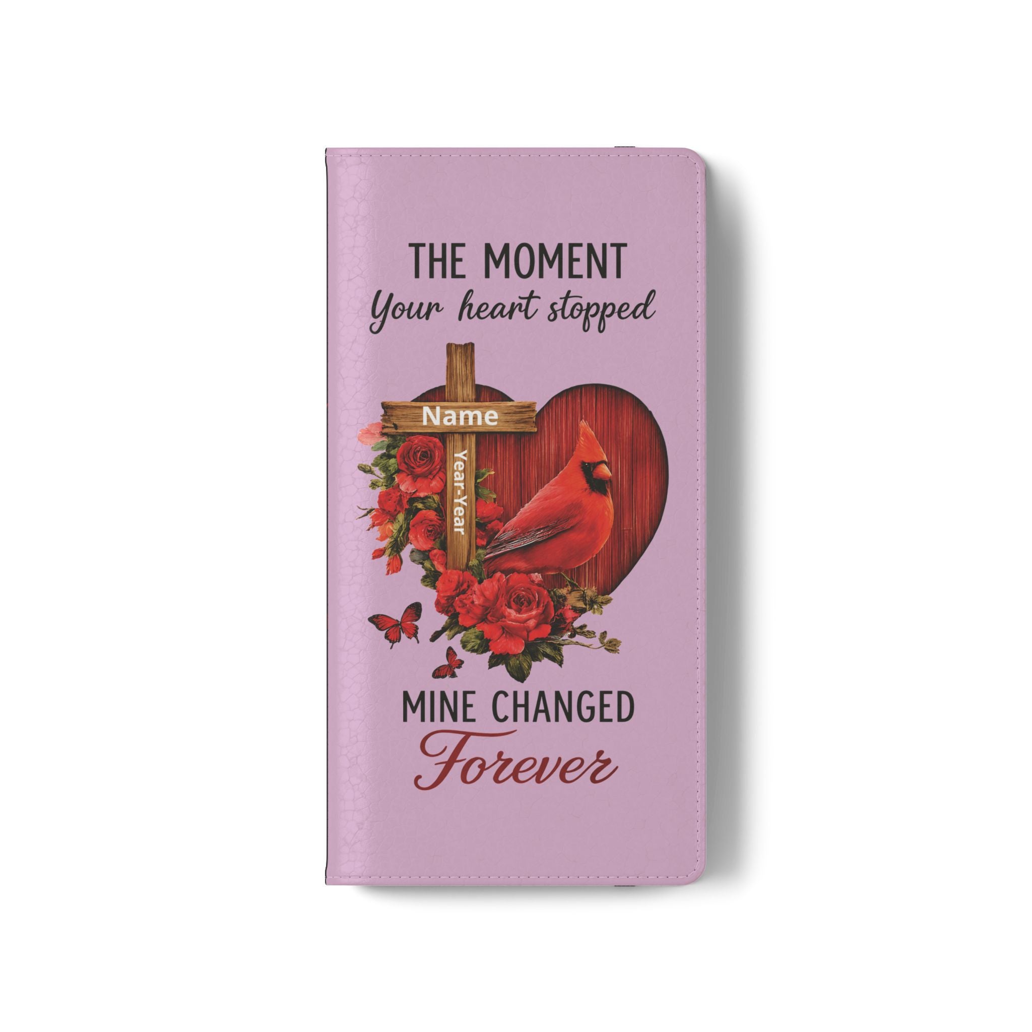Cardinal's Promise™ Personalized Memorial Flip Wallet Case for Samsung Galaxy S Series