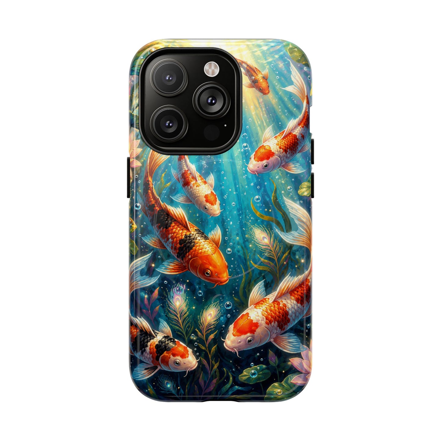Koi Serenity™ Tough Magnetic Case for iPhone (MagSafe Compatible)
