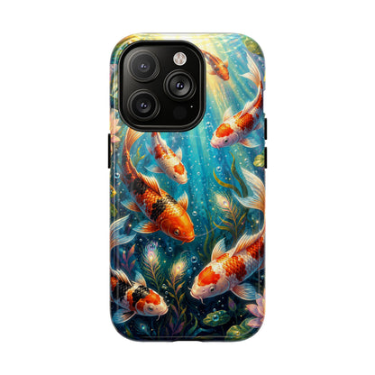 Koi Serenity™ Tough Magnetic Case for iPhone (MagSafe Compatible)