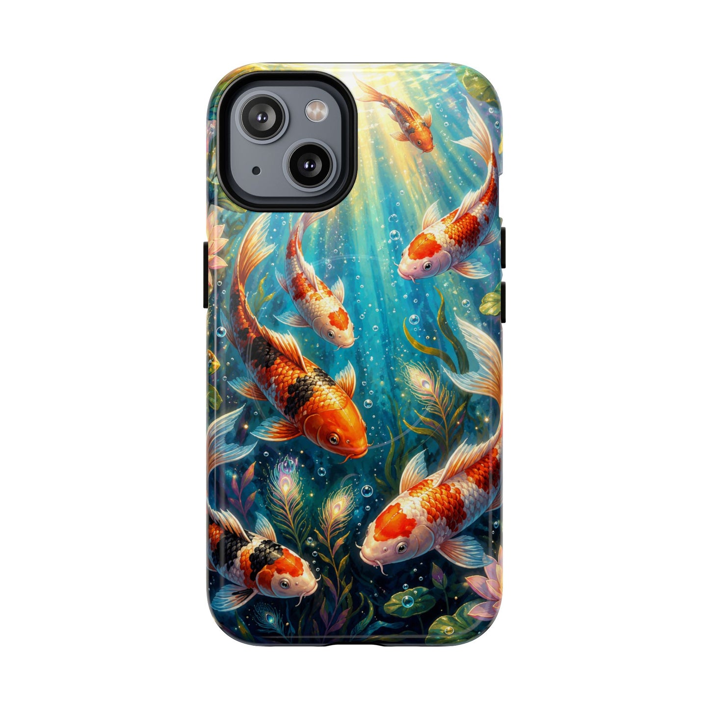 Koi Serenity™ Tough Magnetic Case for iPhone (MagSafe Compatible)