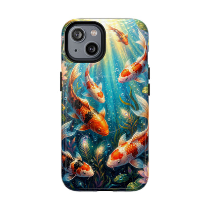 Koi Serenity™ Tough Magnetic Case for iPhone (MagSafe Compatible)
