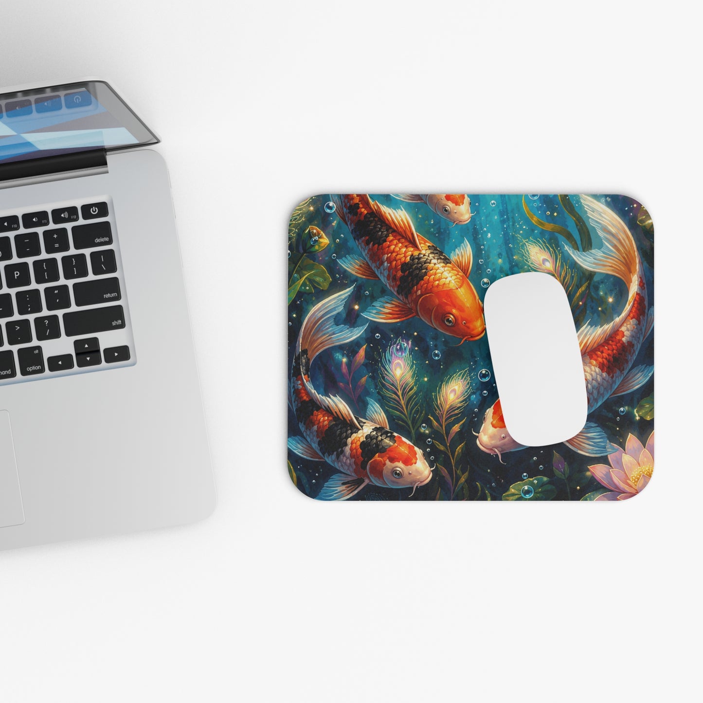 Koi Serenity™ Premium Rectangle Mouse Pad
