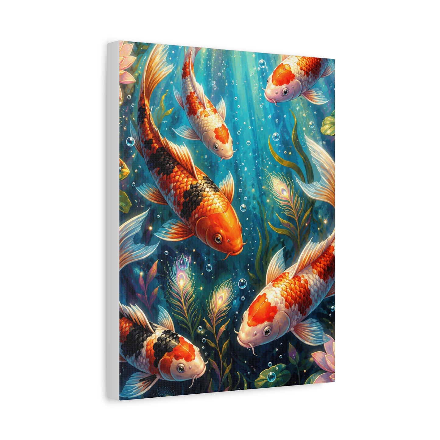 Koi Serenity™ Matte Stretched Canvas Wall Art (1.25")