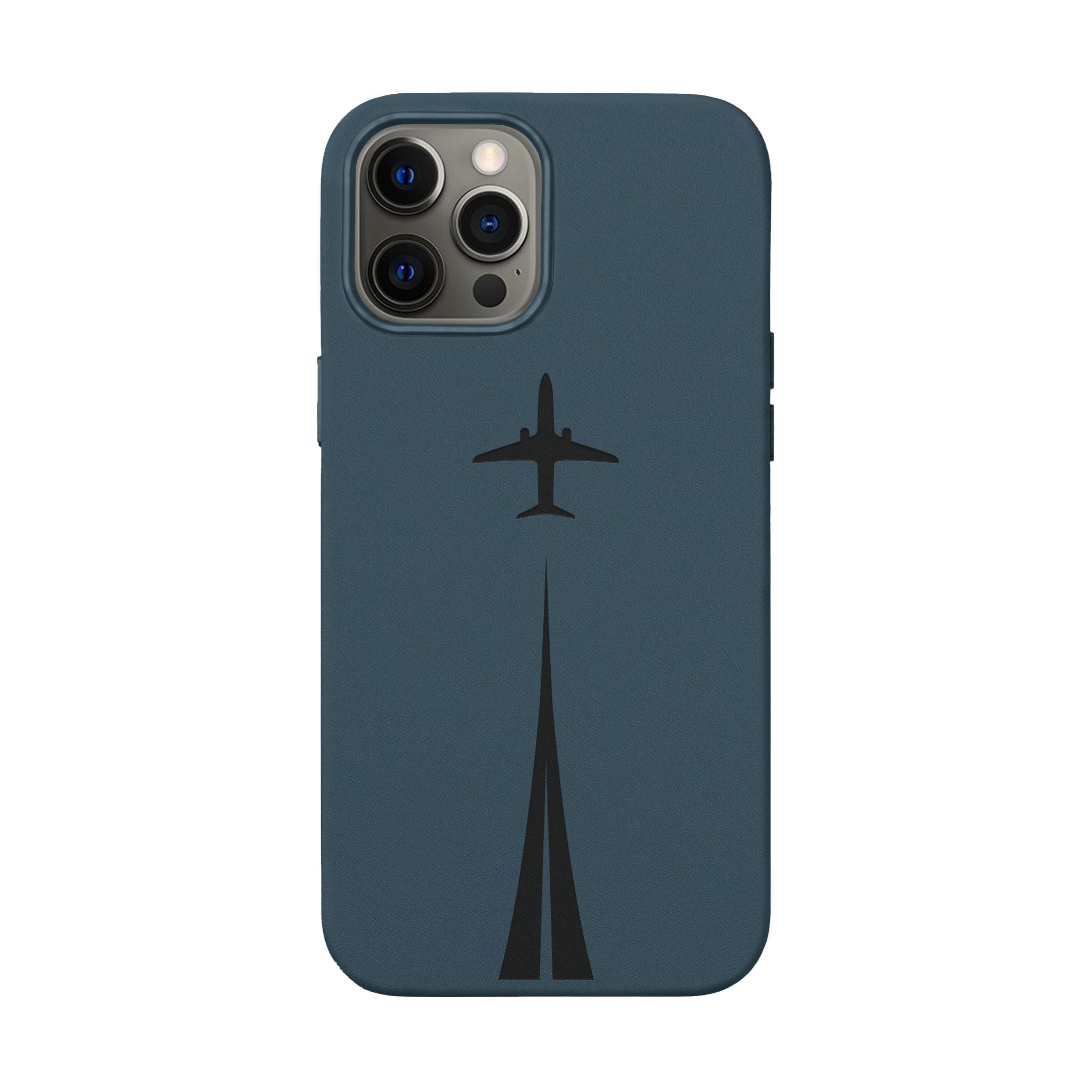 Take Off™ Engraved PU Leather Case for iPhone