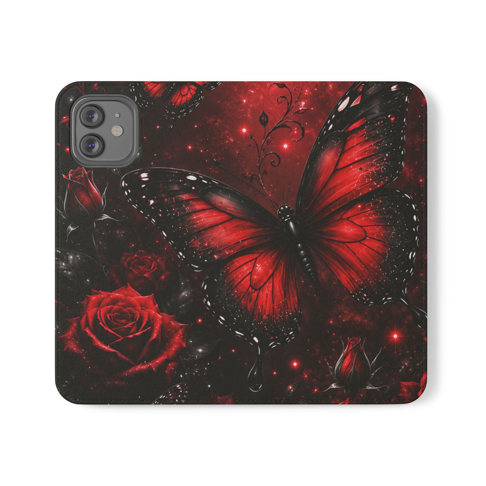 Crimson Metamorphosis™ Flip Wallet Case for iPhone