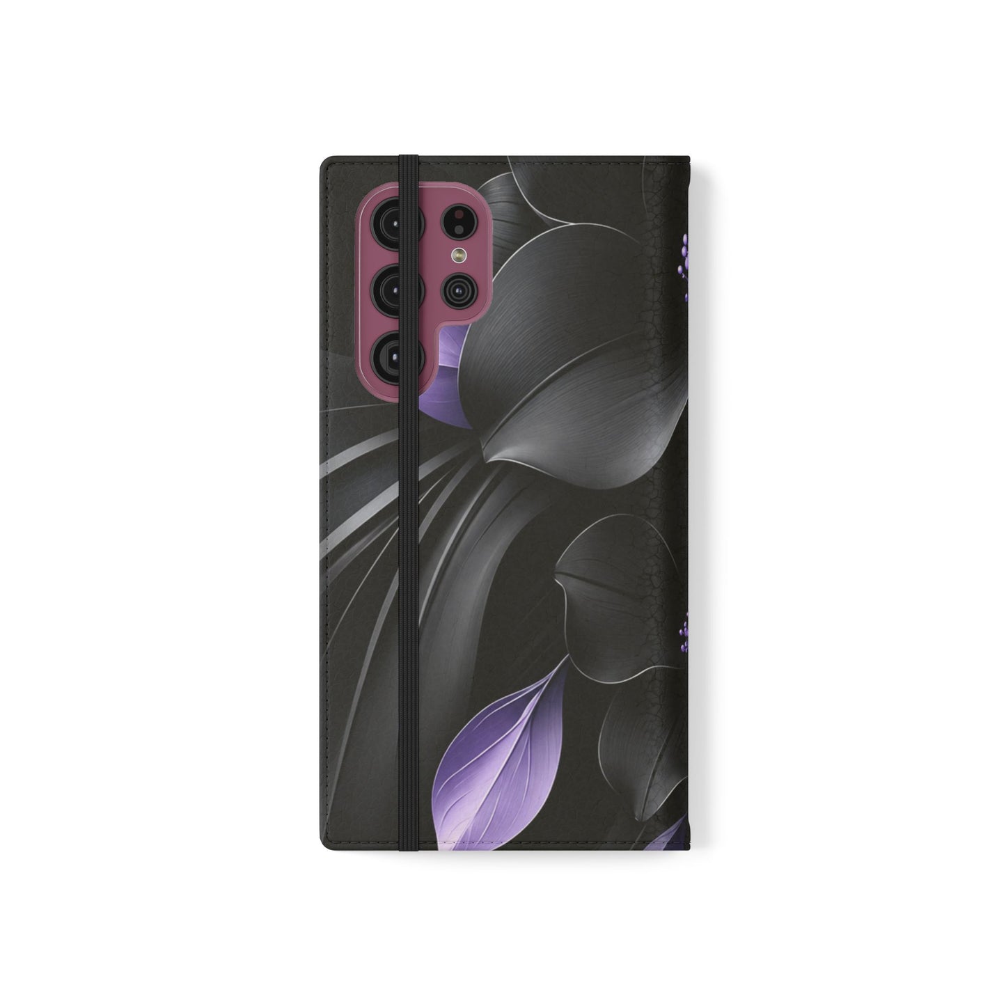 Midnight Lavender™ Flip Case for Samsung Galaxy | Premium Vegan Leather Wallet Case