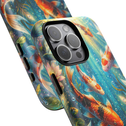Koi Serenity™ Tough Magnetic Case for iPhone (MagSafe Compatible)