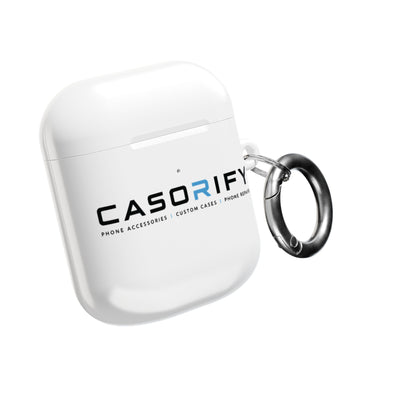 Coque de protection Casorify® Premium pour AirPods avec mousqueton