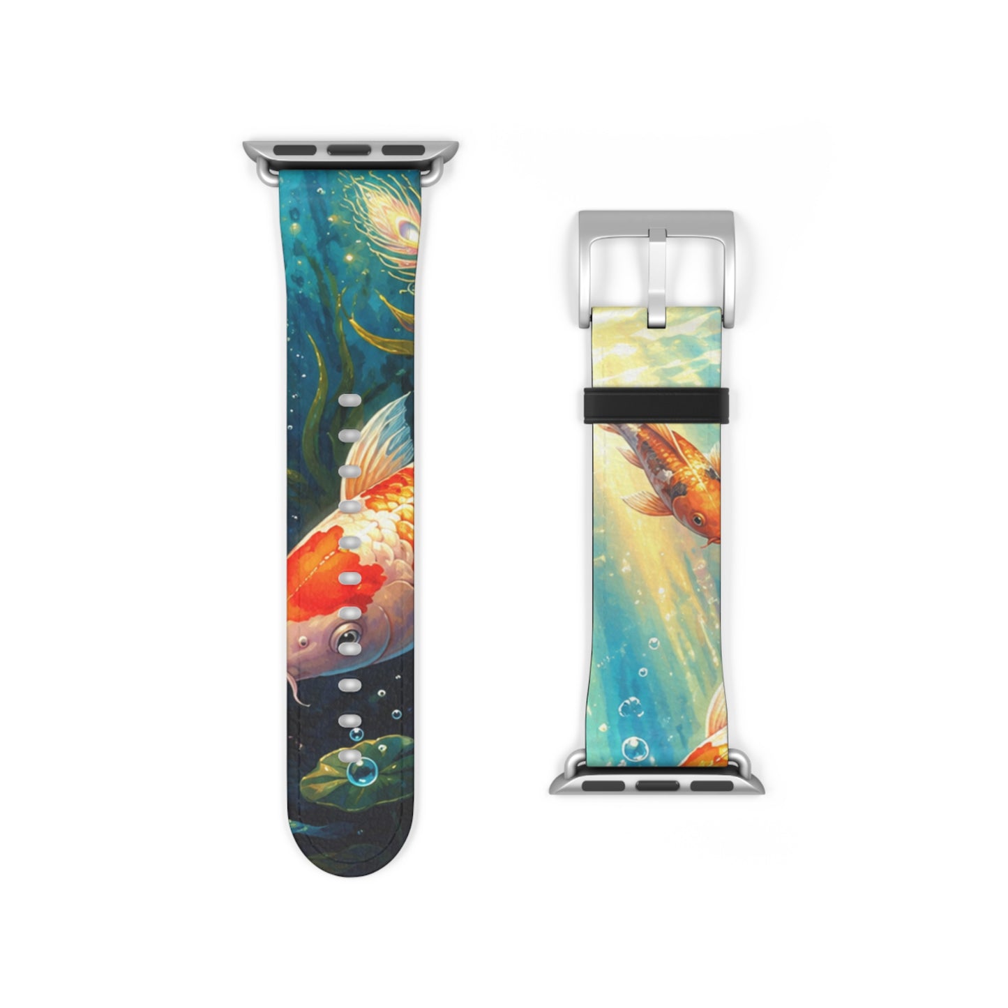 Koi Serenity™ Premium Faux Leather Apple Watch Band